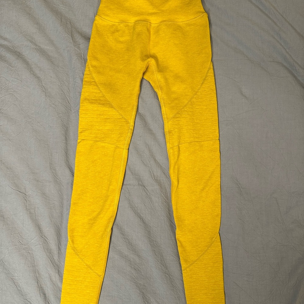 Alphalete Revival Yellow Performance Leggings
